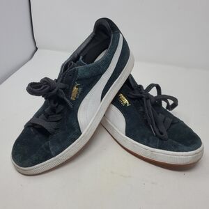 Puma Mens Classic Black Casual Sneakers Sz 10 (20SRL023)